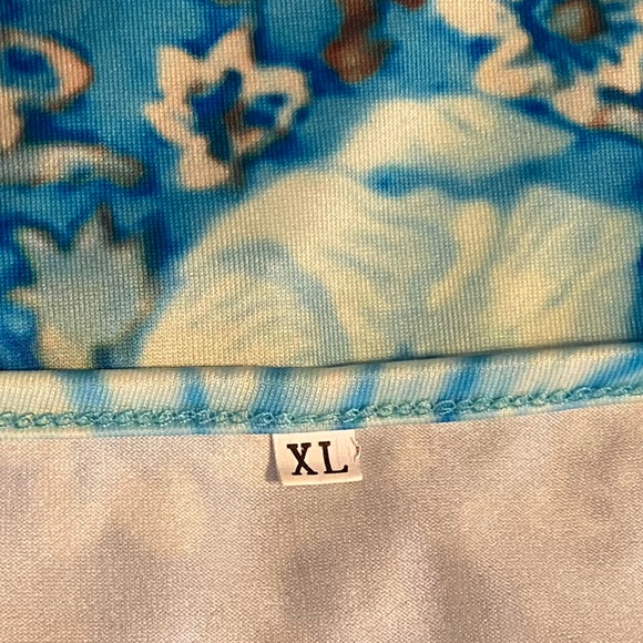 Boho Beach Hut (Cinnie) bohemian inspired floral ruffle dress - SZ XL - NEW - Picture 7 of 13